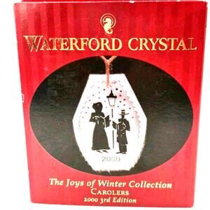Waterford Crystal Carolers Ornament Christmas 2000